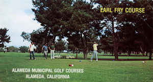 Early Fry Course, Alameda Municipal Golf Courses, Alameda, California, old scorecard   